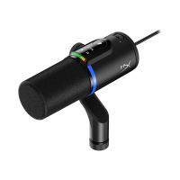 microfono gaming hyperx flipcast usbxlr dinamico con brazo articulado negro