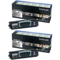 original multipack lexmark x342n mfp printer toner cartridges 2 pack -x340a11g