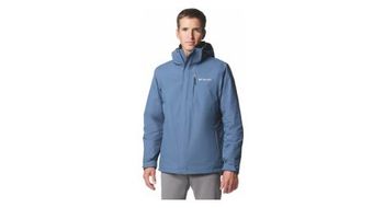Chaqueta impermeable columbia element blocker iii 3 en 1 azul