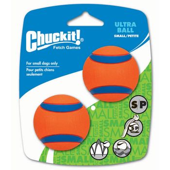 Chuckit! Ultra Ball - Size S: 2 Balls, Diameter 5.1cm