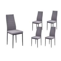 pack 4 sillas salon yuri gris