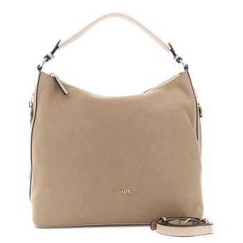 bolso efecto ante suave taupe