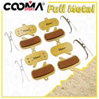 4 pares de pastillas de freno de disco para bicicleta para pinza sram maven ultraresistentes totalmente metalicas