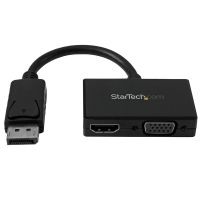 startech adaptador displayport a hdmi o vga hasta 1920x1200 o 1080p
