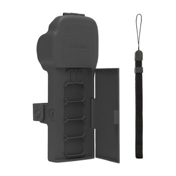 Fundas Sunnylife para Osmo Pocket 3 con Correa y Colgante Gris