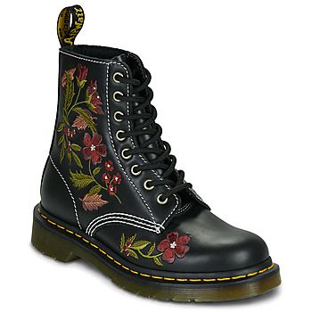 Dr. Martens Botines 1460 PASCAL FLORAL BLACK WANAMA para mujer