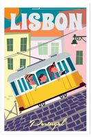 poster de un fin de semana en lisboa sin marco 60x90cm