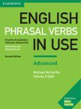 english phrasal verbs in use 2nd edition advanced book with answers