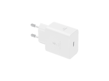 REACONDICIONADO Seminuevo Muy bueno Cargador móvil - Samsung EP-T4511NWEGEU, Carga rápida, Compatibilidad Universal, 45W, USB-C, Blanco