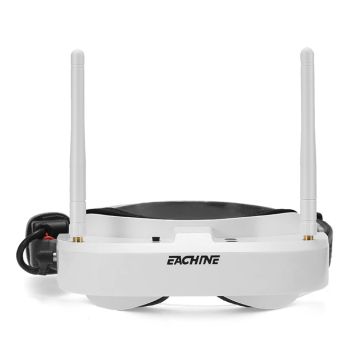Gafas FPV Eachine EV100 5,8 GHz 72CH 720*540 con dos antenas y ventilador, estuche de batería 18650 para dron RC [UK/CZ