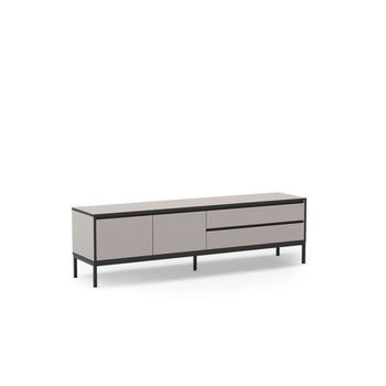 Mueble Para Televisión Con 2 Puertas Y 2 Cajones Moderno