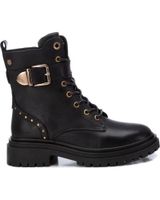 de carmela botin carmela 161942 estilo militar con hebilla y tachuelas negro