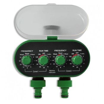 Programador De Riego Automático Con Doble Salida Con Temporizador Electrónico Para Grifo. | Oferta Exclusiva