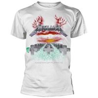 metallica camiseta master of puppets para hombre