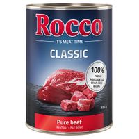 rocco classic 6 x 400g - pure beef