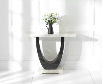 Raphael Cream Marble Console Table