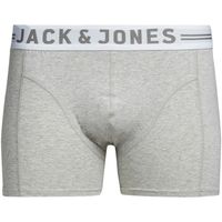 jack  jones boxer 12075392 jacsense trunk noos light grey melange para hombre