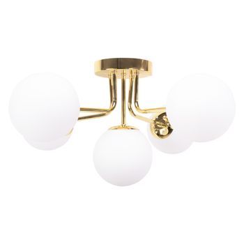 Lámpara De Techo Toolight App1575-5cp Gold