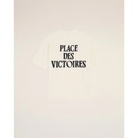 ami paris tops y camisetas t-shirt uts387726136 blanc creme para mujer