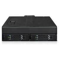 rack ssd icy dock mb105vp-b 2 bahias 25 nvme u2u3 pcie 40