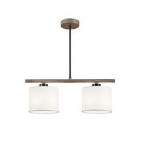 lampara lineal de 2 luces modelo berta moderna y funcional