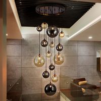 lampara colgante dark 14 luces