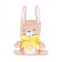 manta de bebe bordado 3d bunny rosa
