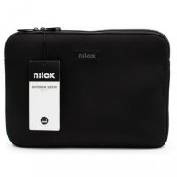 nilox funda de neopreno para portatil 141 negra