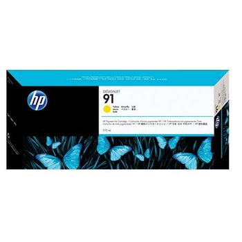 HP 91 Pigmented Yellow Original Ink Cartridge with Vivera Ink