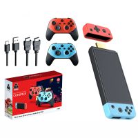 128g consola de juegos m66 tv 4k hd retro con mando de juego dual inalambrico 24g admite 30 emuladores plug and pl