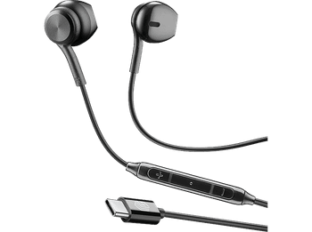 Auriculares - Music Sound IN EAR, Ergonómico, De cable, Escucha inmersiva, Negro