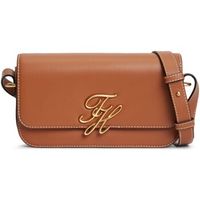 tommy hilfiger bolso de mano th script flap crossover para mujer