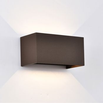 Aplique de exterior led davos double dim 2700k (4x6w)