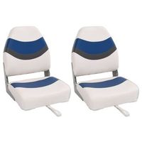 asientos de barco plegables con respaldo alto 2 uds 44x38x55 cm vidaxl