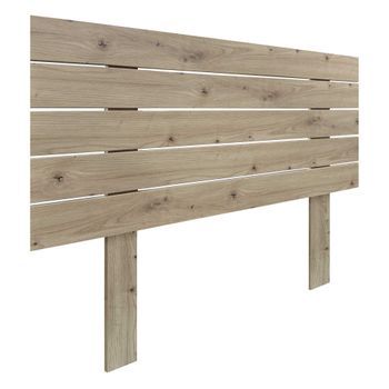 Cabecero De Madera Reciclada Dm Estilo Palet Horizontal Con Patas 80x115cm Camas 80 - Roble