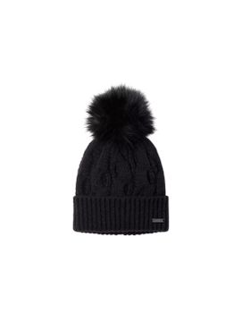 Gorro Montaña Columbia Boundless Days™ Cable Knit Pom Mujer Negro
