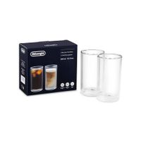 delonghi vasos de doble pared para infusion en frio 300 ml pack de 2 dlsc325