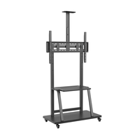 soporte suelo aisens rueda bandeja dvd camara monitor tv 37-100