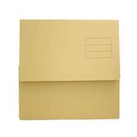 value document wallet foolscap yellow pk50