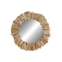 espejo abeto cristal 60x4x60 rustico natural