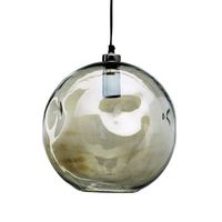 lampara colgante vidrio reciclado bazar bizar bubble 29x29x33 cm - verde claro