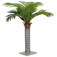 palmera artificial con 12 hojas verde 150 cm vidaxl
