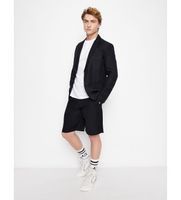 ax armani exchange para hombre 8nzs67znfnz1583 bermudas lino marino 33 casual