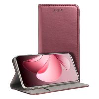 funda cool flip cover para oppo reno 13 pro 5g liso burgundy