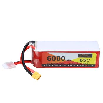 Batería LiPo ZOP Power 22.2V 6000mAh 65C 6S con enchufe XT60 para RC Drone