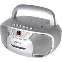 classic gv-ps823-sr boombox - silver silver
