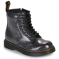 dr martens botines 1460 t black silver nebula glitter para nina