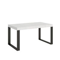 mesa extensible 90x160264 cm tecno premium estructura fresno blanco antracita