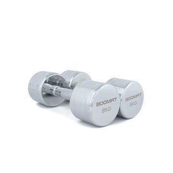 Mancuernas Cromadas 8kg (par) - Boomfit