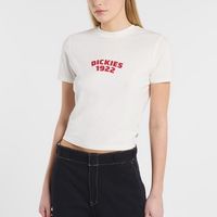 dickies tops y camisetas dk0a4z8fc481 center logo para mujer
